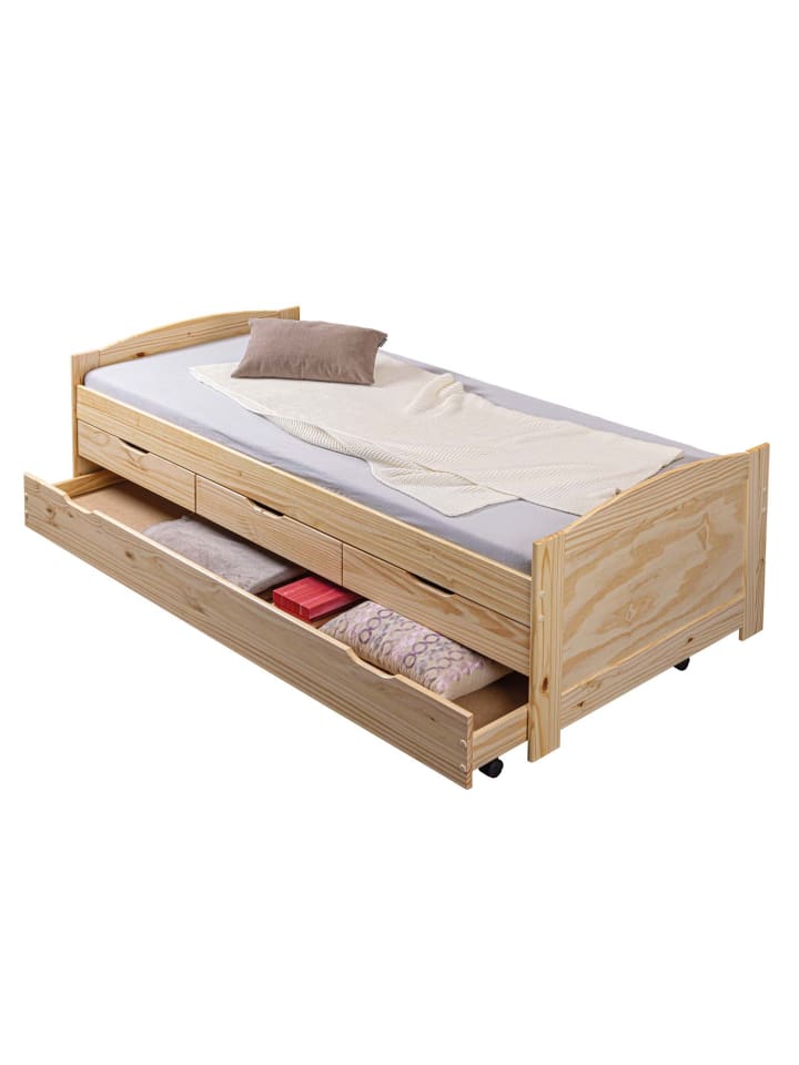 ebuy24 Bett Marinella Holz 208 x 98 cm günstig kaufen onesize