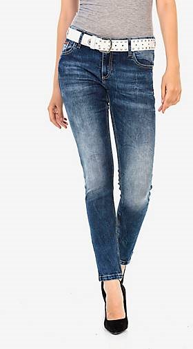 Cipo & Baxx Jeans im lässigen Used Look