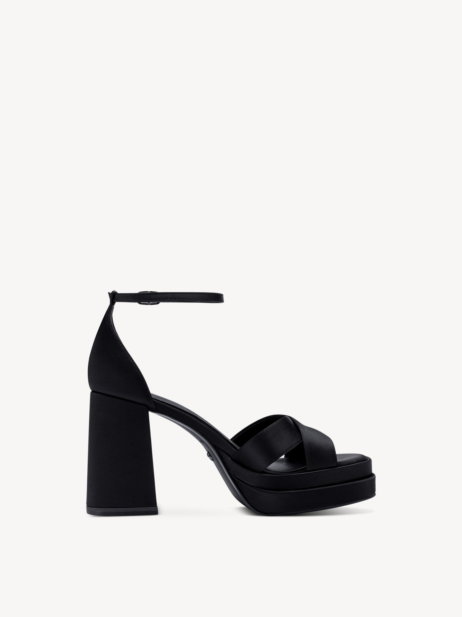 Sandale à talon - noir