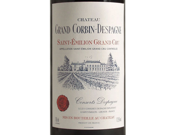 Château Grand Corbin Despagne 2005 Bordeaux Saint-Emilion Grand Cru