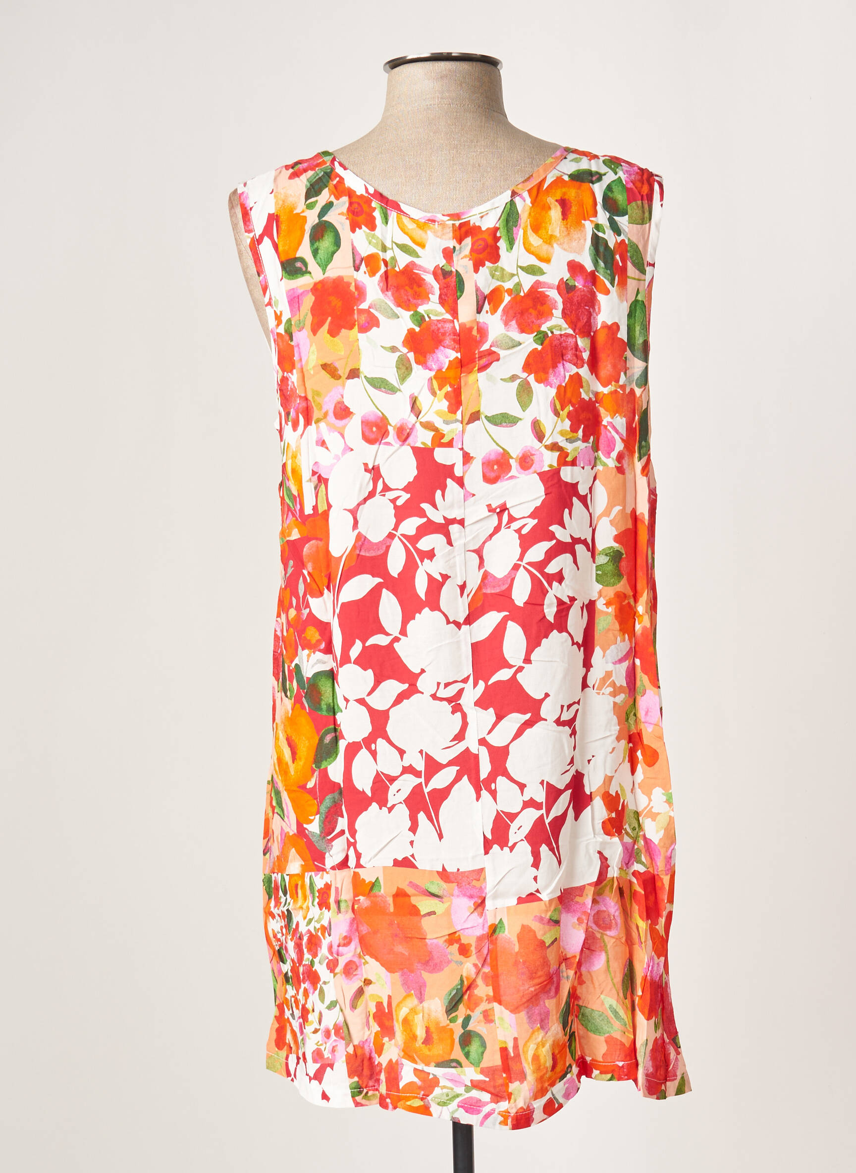 G Oze Tuniquesansmanche Femme couleur orange