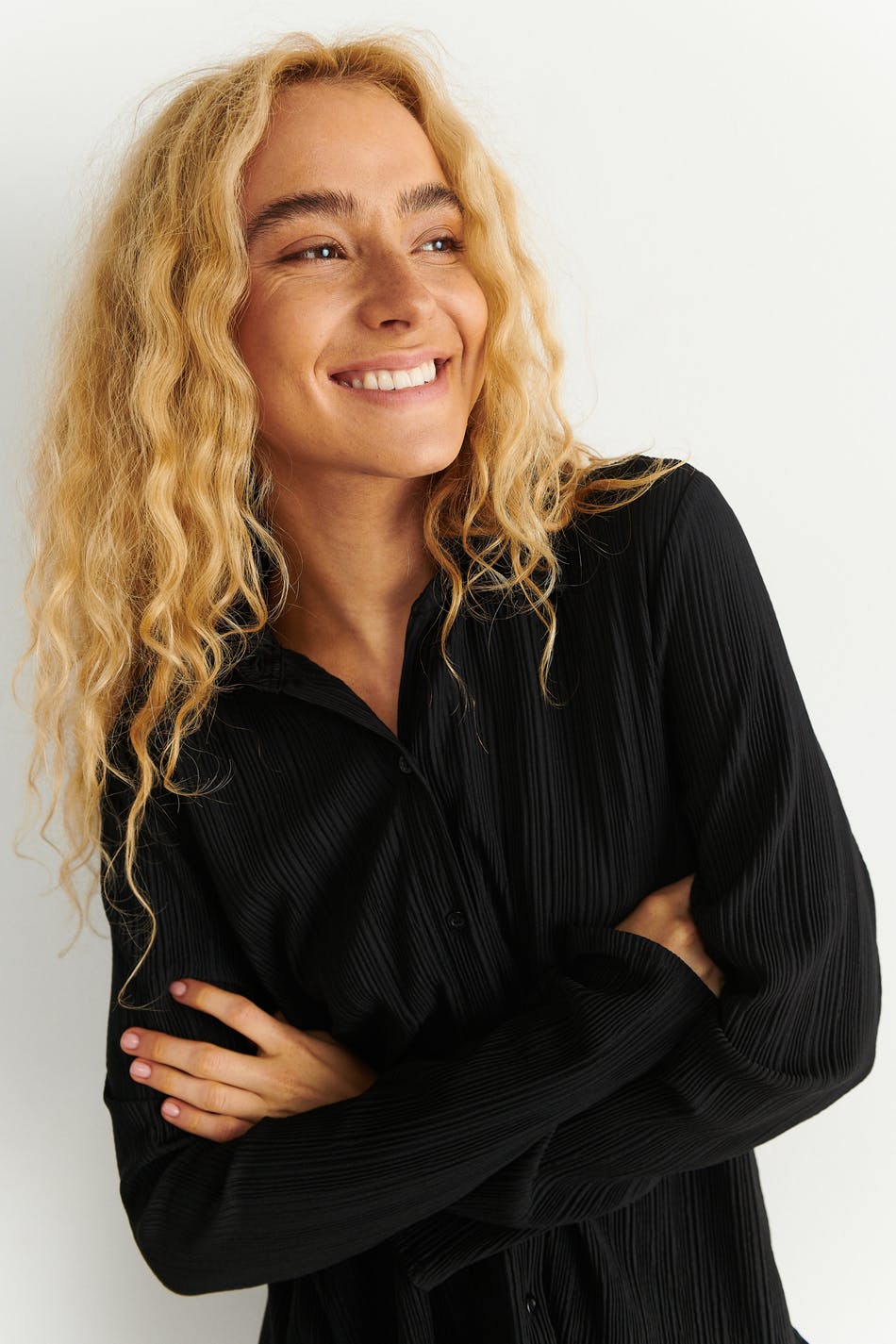 Pleated shirt