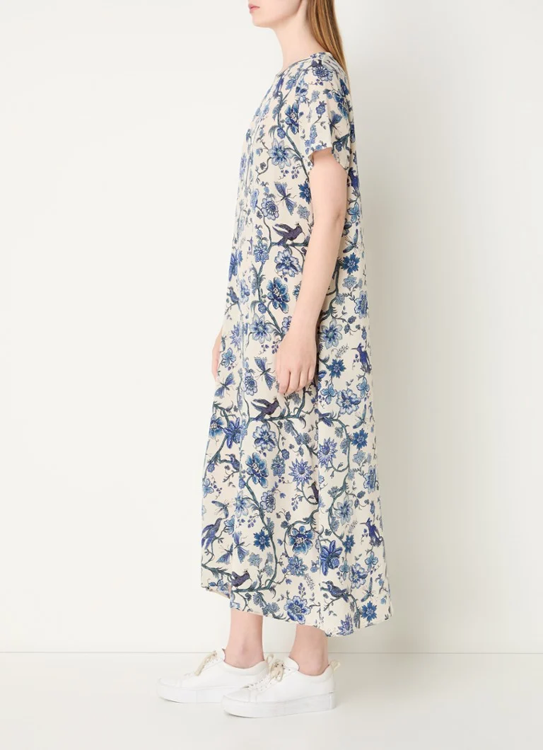 Abito midi in seta con stampa floreale MaxMara Revere