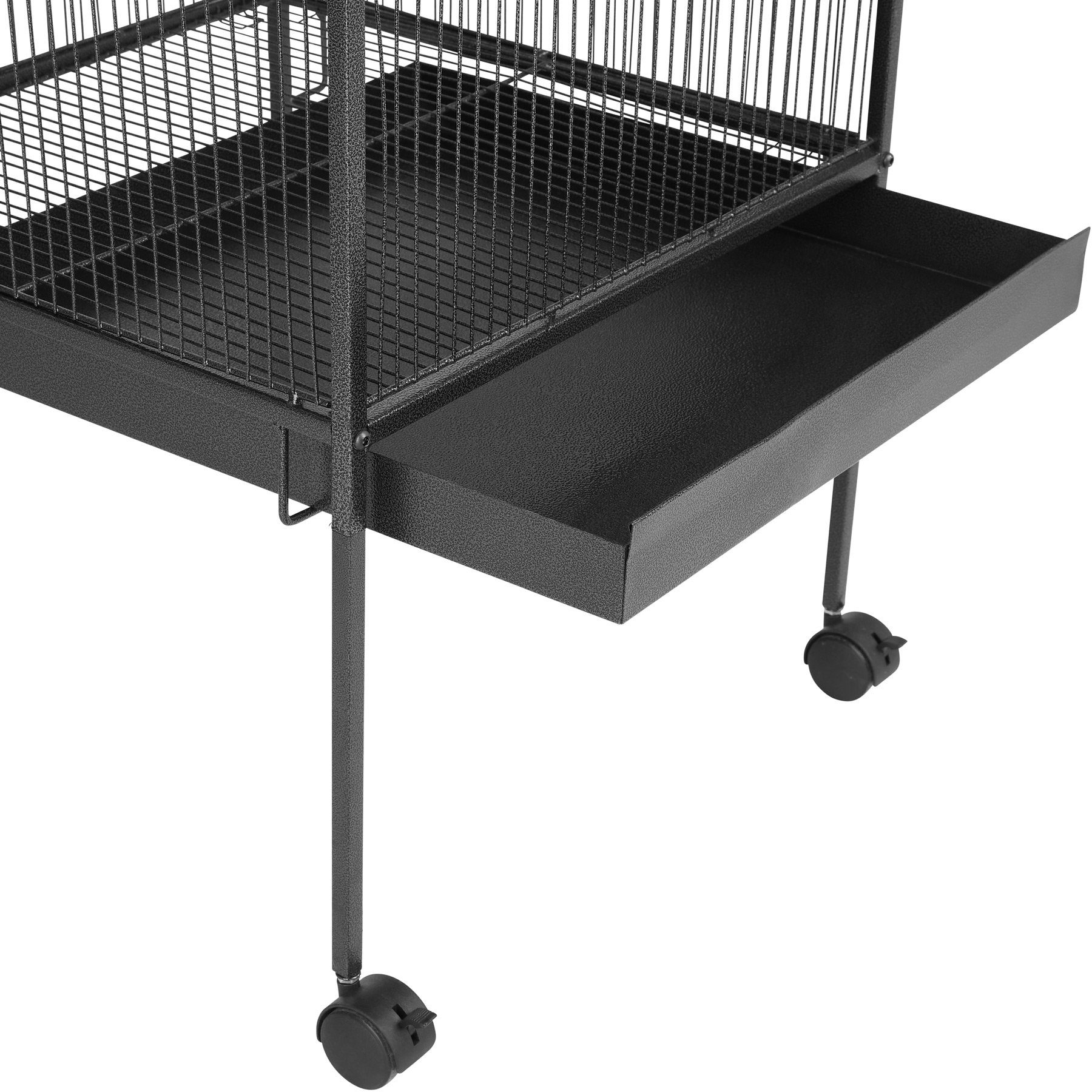 tectake Vogelkäfig Vogelkäfig 162cm hoch, Spitzdach