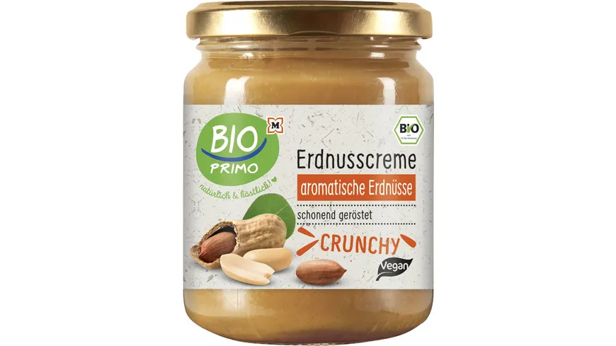 BIO PRIMO Bio Erdnusscreme Crunchy 250 g