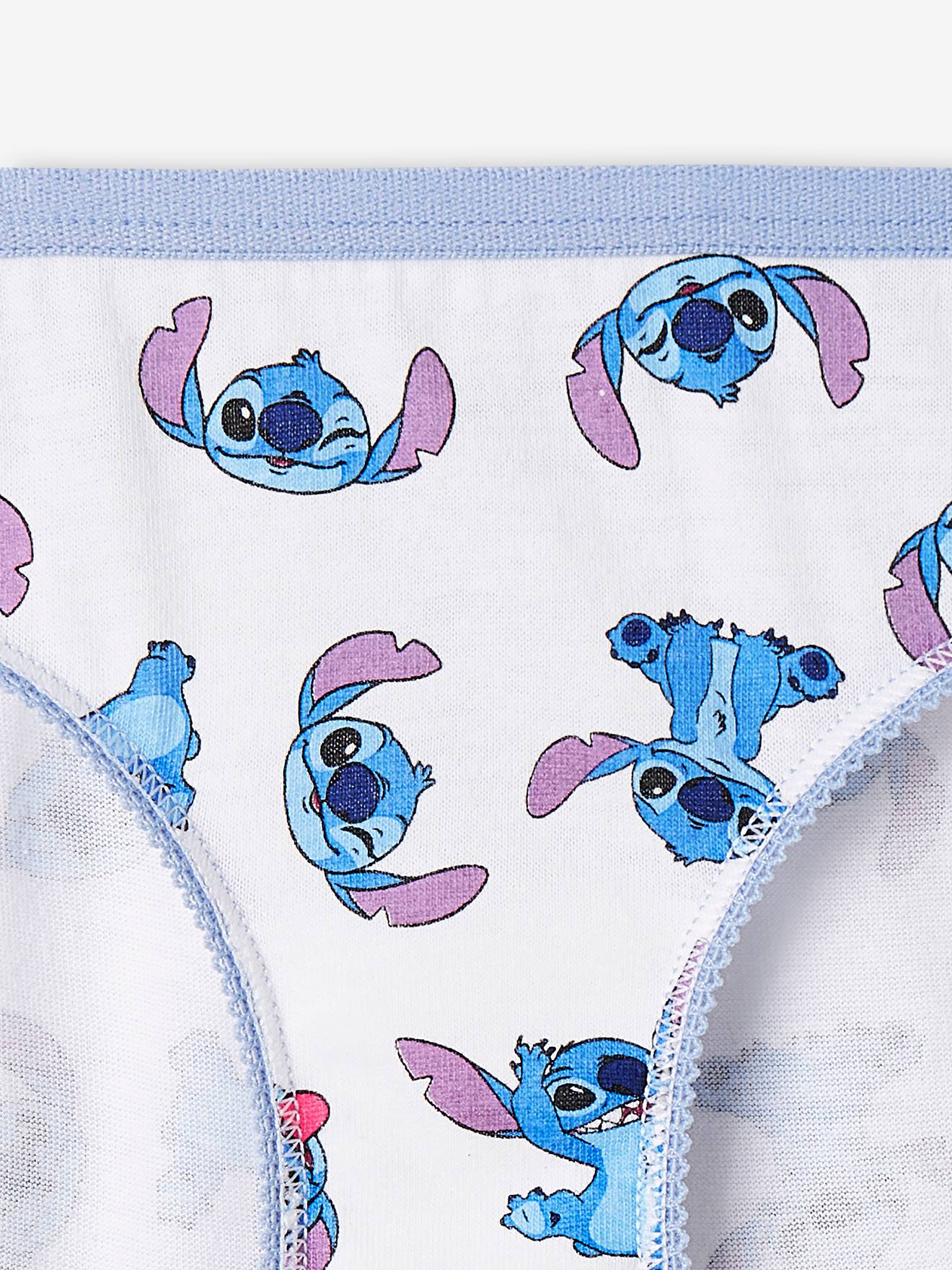 Lot de 5 culottes fille DS® Stitch bleu ciel