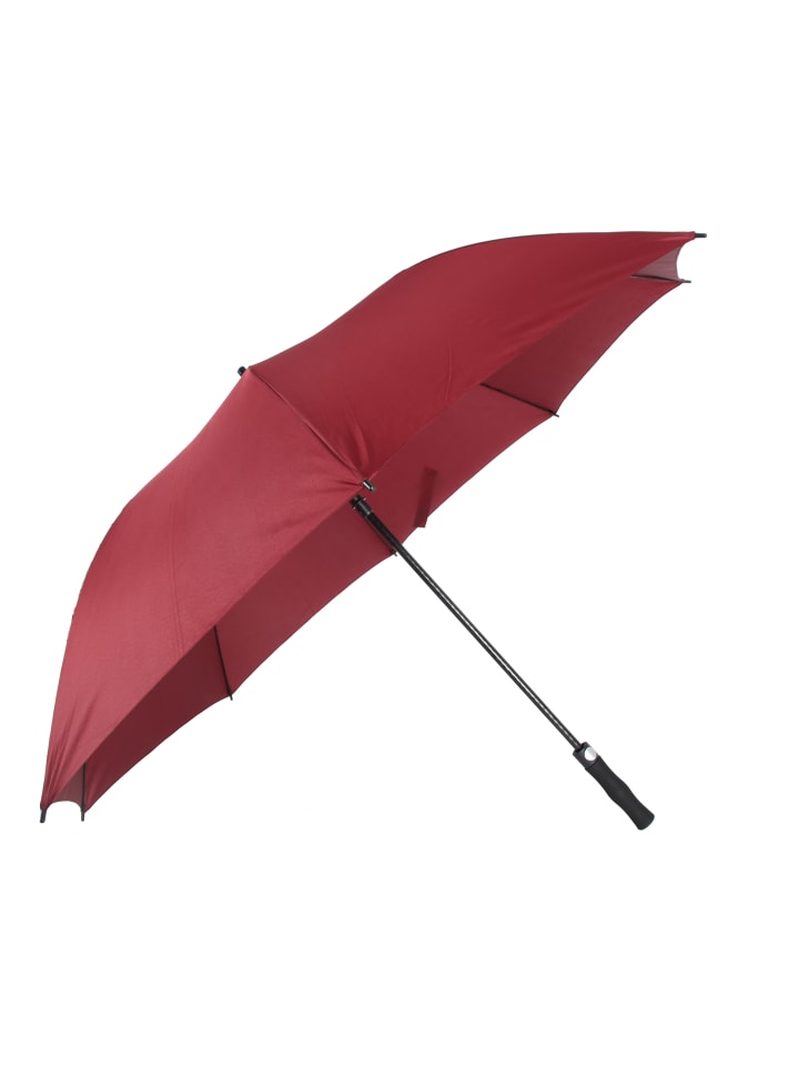 COFI 1453 Winddichte Golfschirme ø130 cm Fiberglasstockschirm in Weinrot günstig kaufen onesize