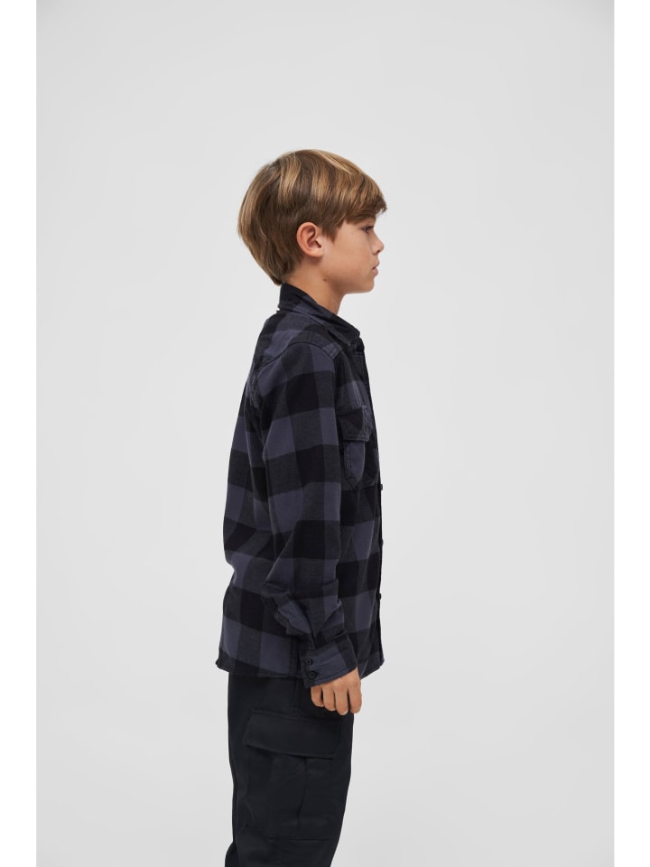 Brandit Brandit Hemden in black/grey günstig kaufen 122/128