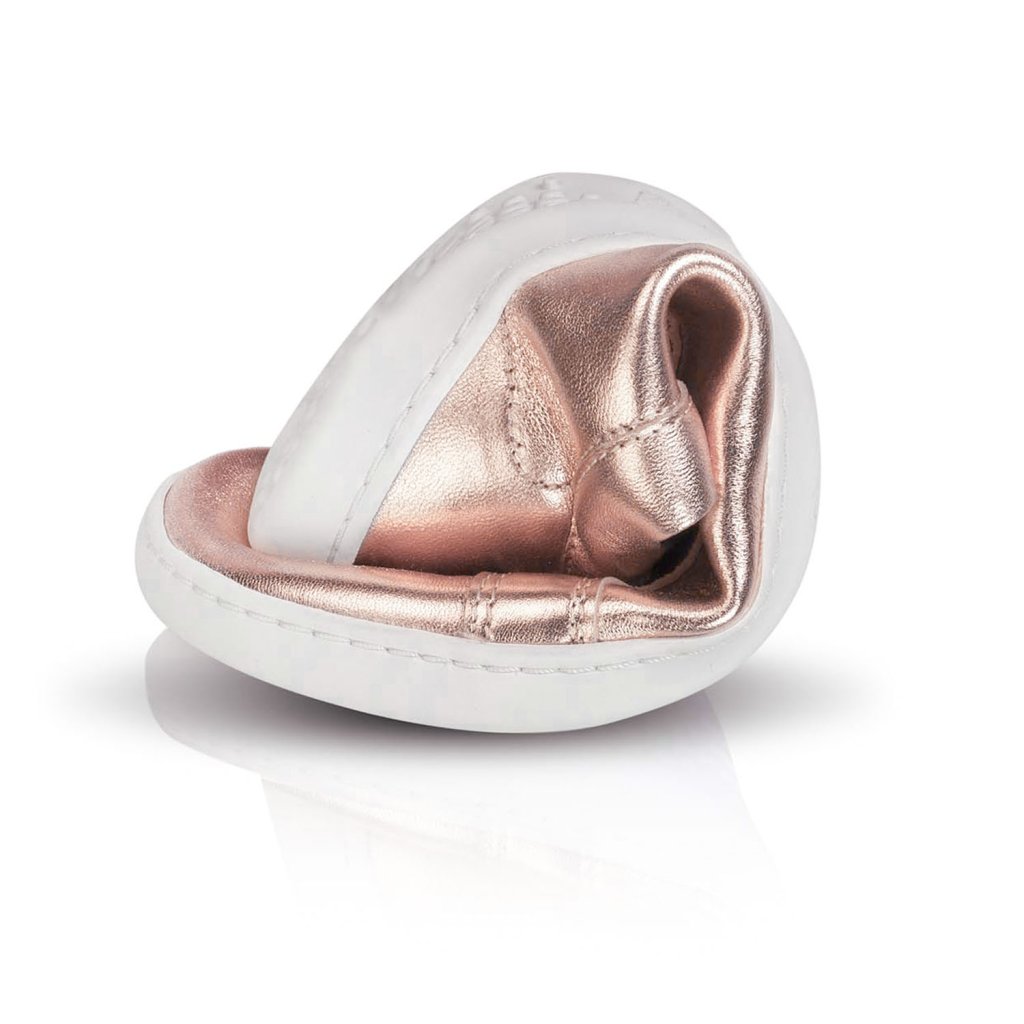 Shapen Feelin Uni Rose Gold Leather Barfuß-Halbschuhe