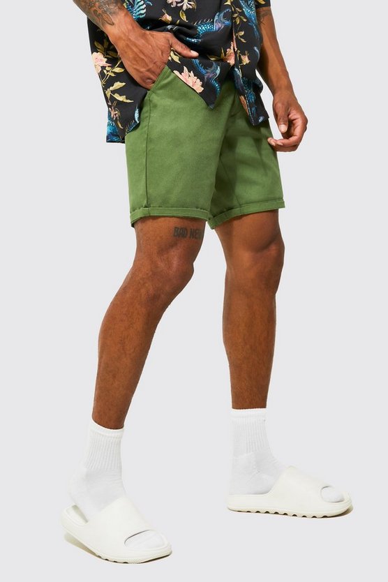 Slim-Fit Chino-Shorts