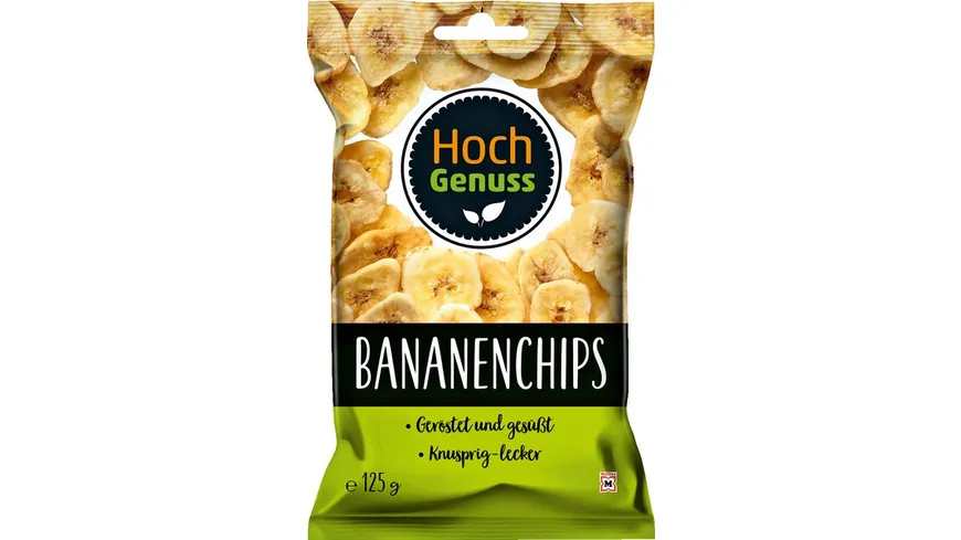 Hochgenuss Bananenchips 125 g