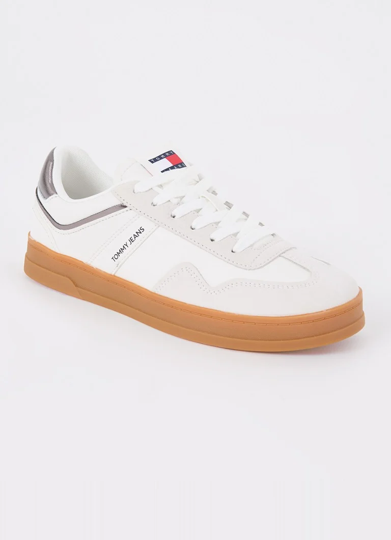 Tommy Hilfiger  The Greenwich sneaker met leren details en logo