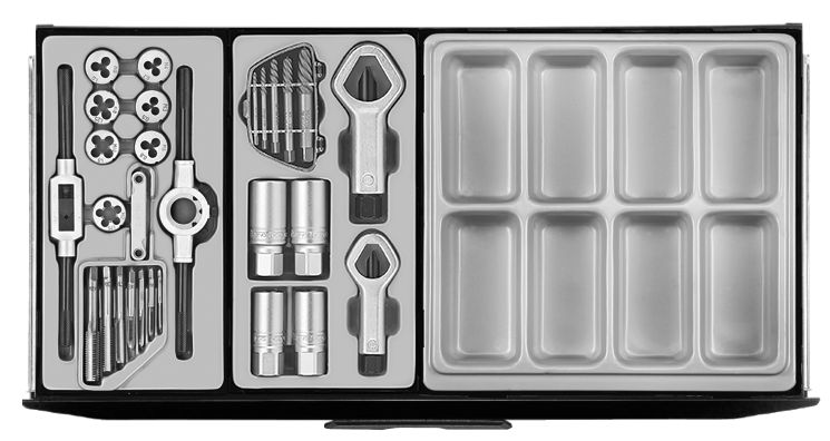 Teng Tools 122390125 MEGA MASTER set alata TCMM1011NBK kolica za alat 1226 dijelova 'Crno izdanje'