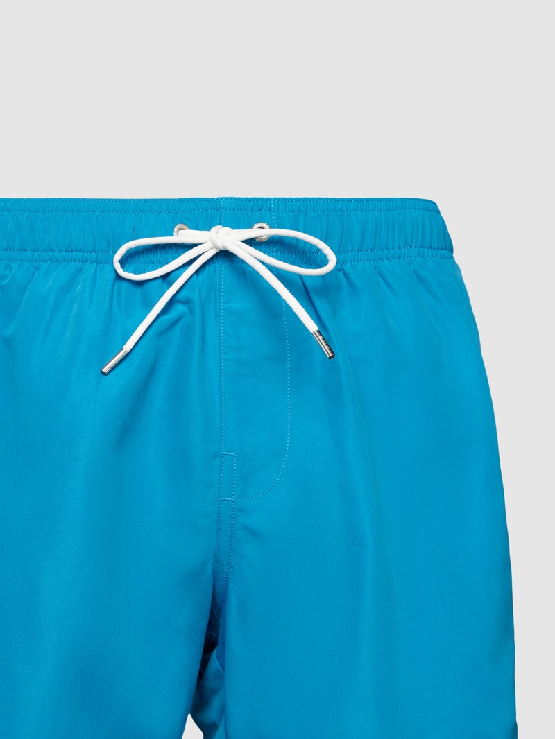 Badehose mit Stretch-Anteil Modell 'Aquarium' in türkis