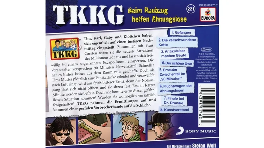 Folge 221: Beim Raubzug helfen Ahnungslose