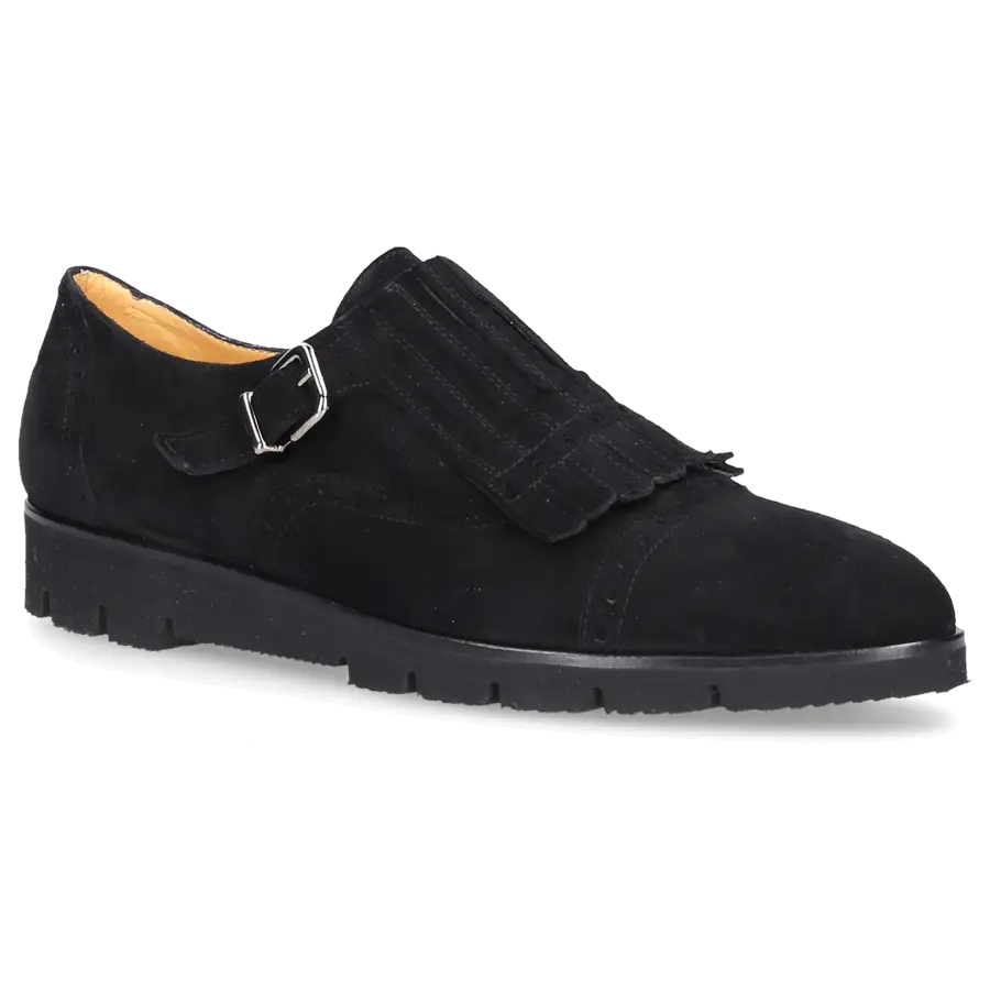 Truman's - Monk Schuhe 8427 Veloursleder - schwarz