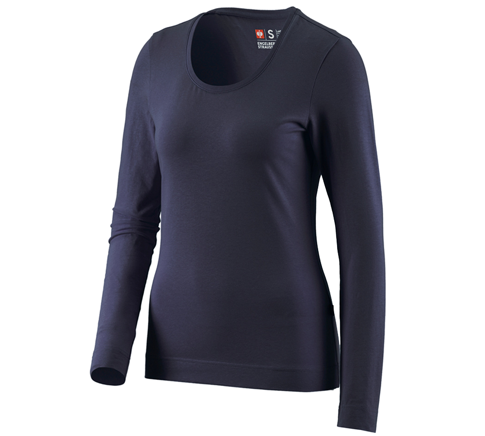 e.s. Longsleeve cotton stretch, Damen