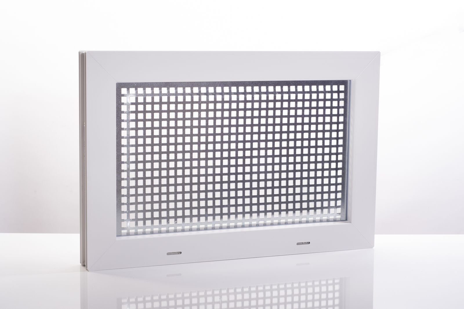 ACO Severin Ahlmann GmbH & Co. KG Kellerfenster ACO 60x40cm Nebenraumfenster Einfachglas + Schutzgitter Kellerfenster Fenster weiß, inkl. Schutzgitter mit einfacher Montage