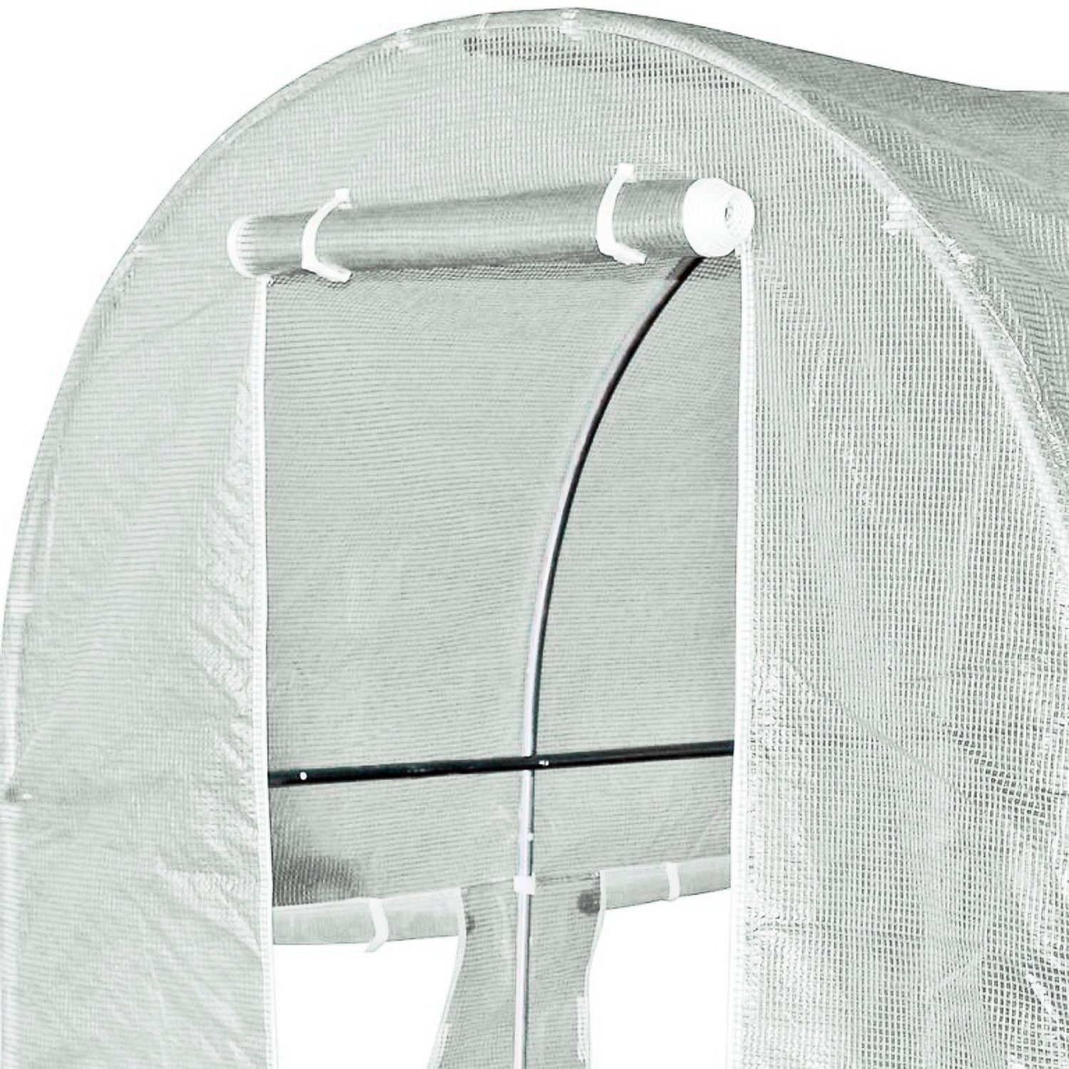 PLANTASIA Foliengewächshaus Folientunnel 300 x 450 cm, mit 6 Seitenfenster, BxTxH: 300,00 x 450,00 x 200,00 cm, Treibhaus, UV-beständig, Farbwahl