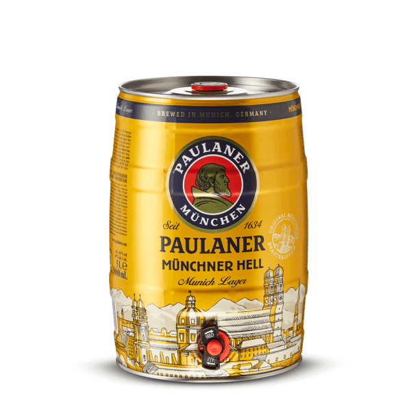 Mini-Fût Paulaner Münchner Hell 5L