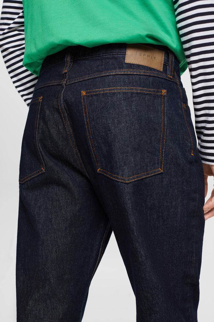 Jeans mit geradem Bein und mittlerer Bundhöhe