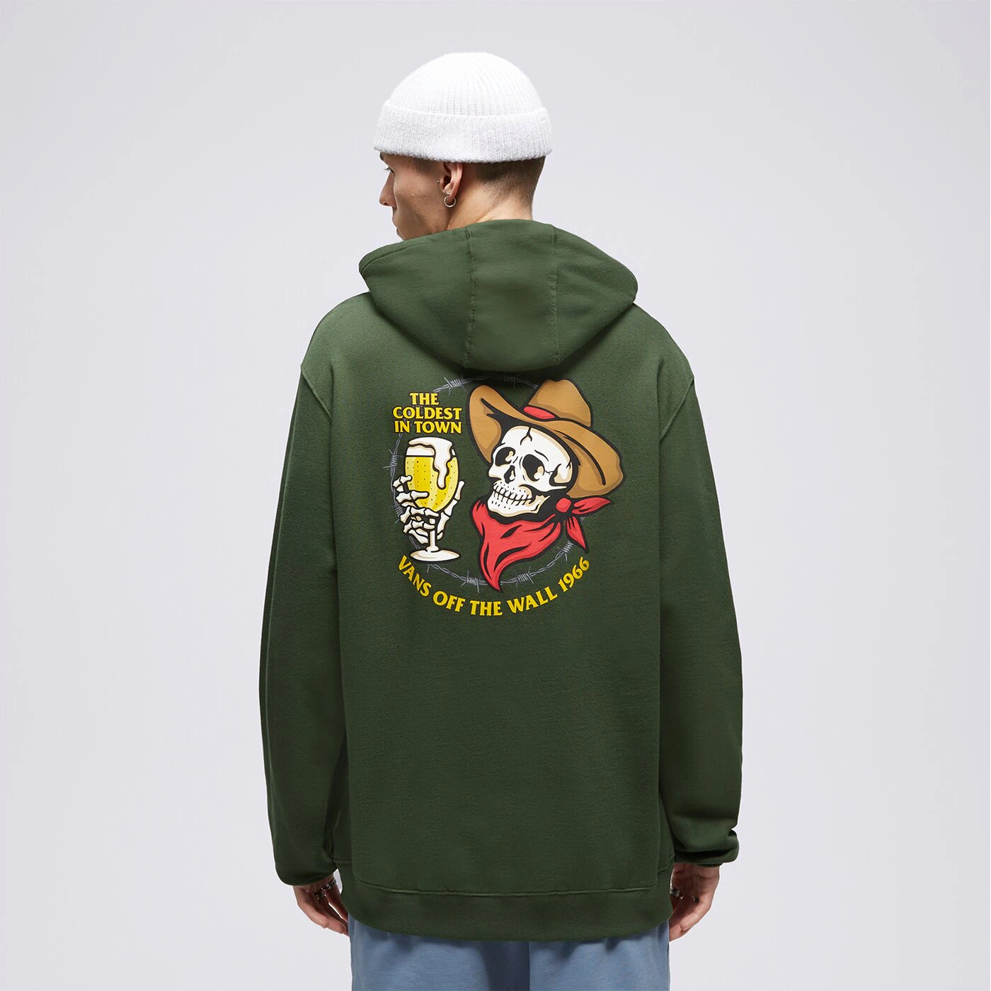 VANS HOODIE THE COOLEST IN TOWN Grün
