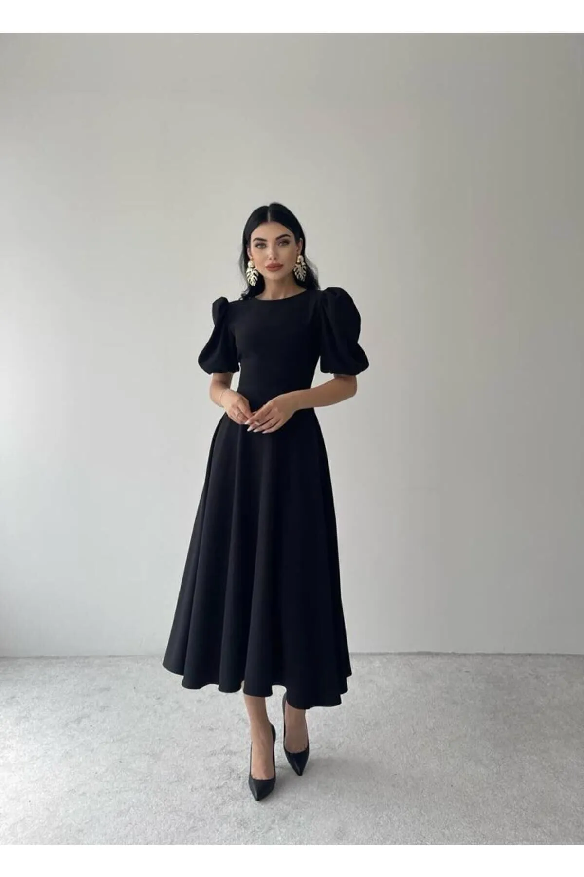 Afiş Butik  Kleid - Schwarz - A-Linie