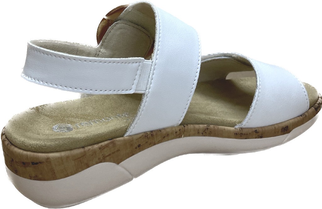 REMONTE Komfort Sandalen weiss
