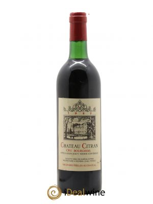 Château Citran Cru Bourgeois  1982 - Lot de 1 Bouteille