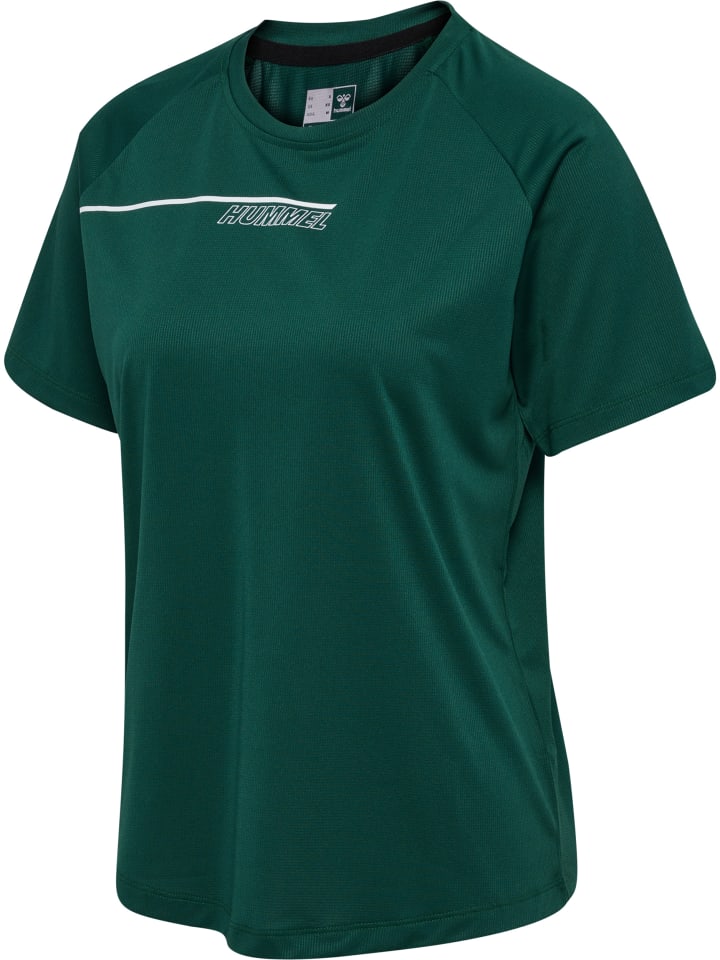 Hummel Hummel T-Shirt Hmlcourt Paddeltennis Damen in RAIN FOREST günstig kaufen M