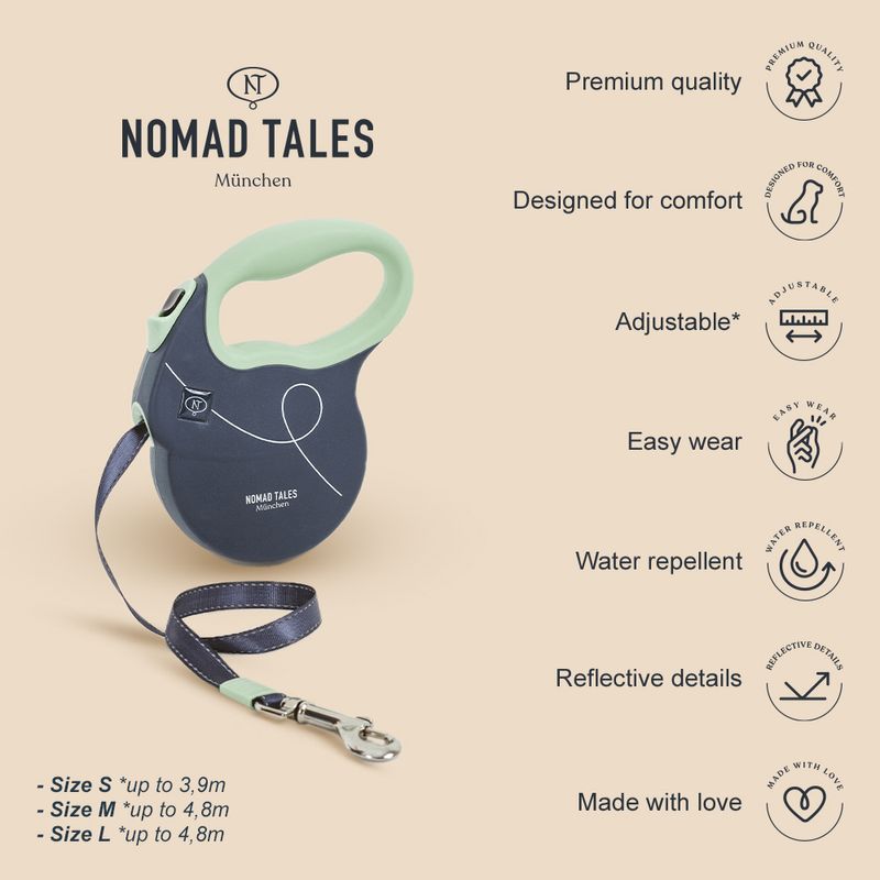 Nomad Tales Bloom Einziehbare Leine Liberty