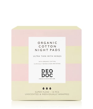 DeoDoc Organic cotton Night pad Tampon-10 Stk