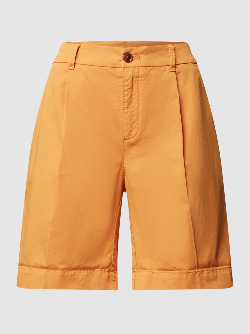 Bermudas mit französischen Eingrifftaschen in orange