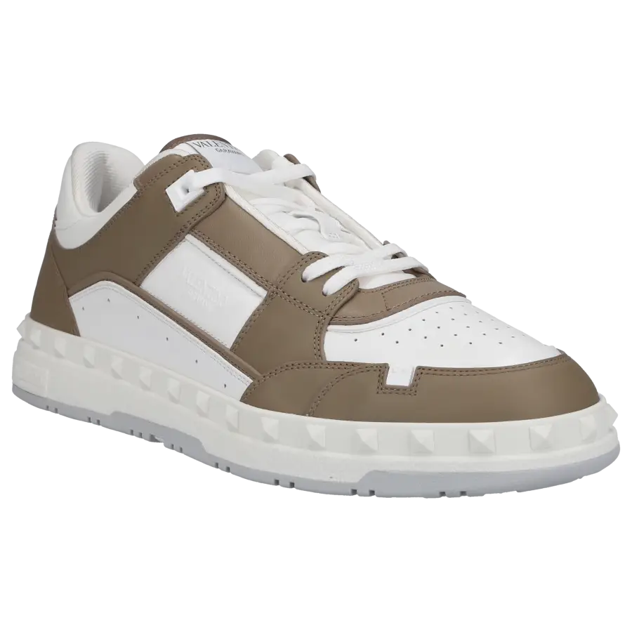 Valentino Garavani - Sneaker low FREEDOTS Kalbsleder - weiß