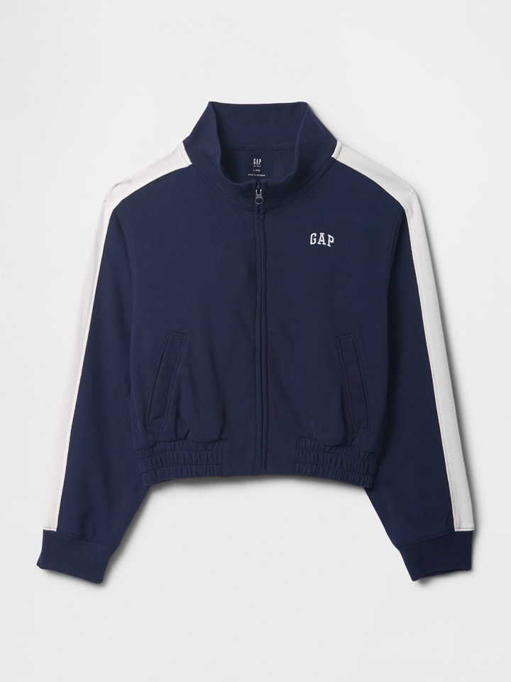 GAP Sweatjacke in Dunkelblau/ Weiß günstig kaufen