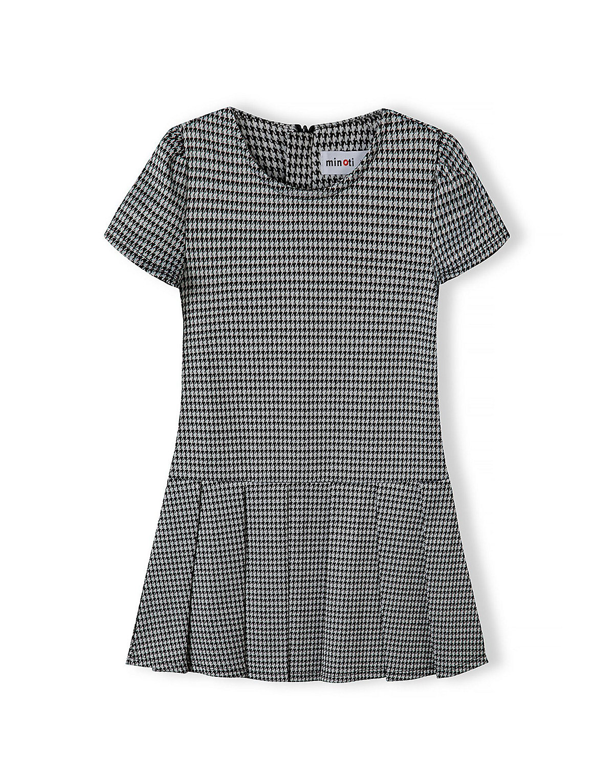 Kleid mit Hahnentrittmuster für Mädchen (3-14y)
