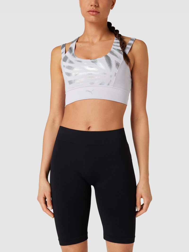 Bustier mit Cut Outs Modell 'Concept Mid Impact Bra' in lavendel