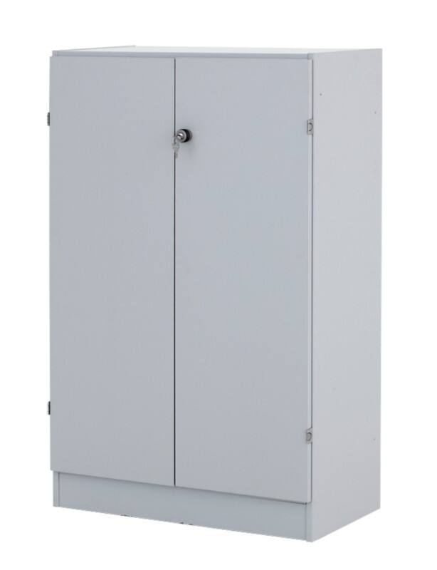 Hammerbacher Flügeltürenschrank Future Lichtgrau 800 x 420 x 1.270 mm