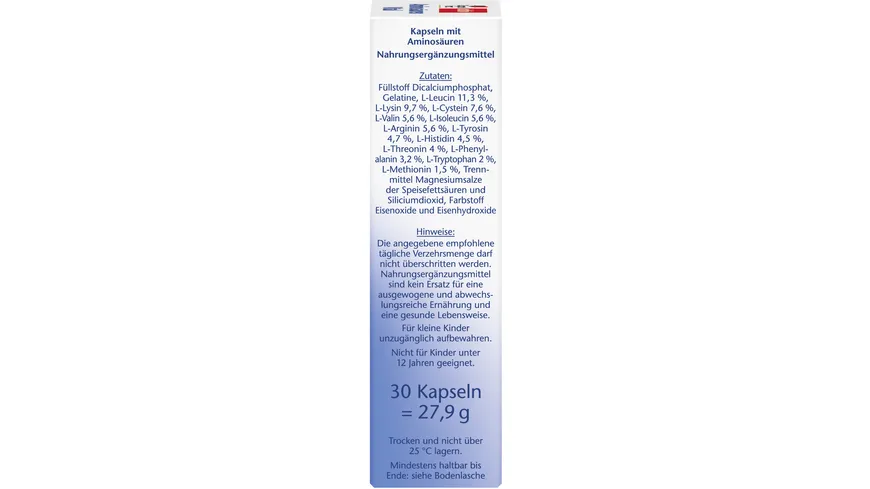 Doppelherz Aminosäuren Vital 30 Kapseln