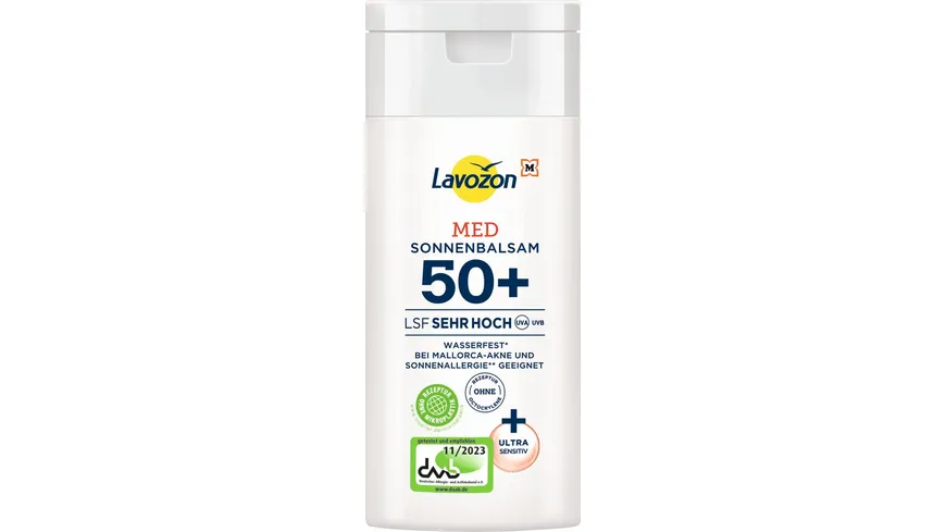 LAVOZON MED Sonnenbalsam LSF 50+ 200 ml