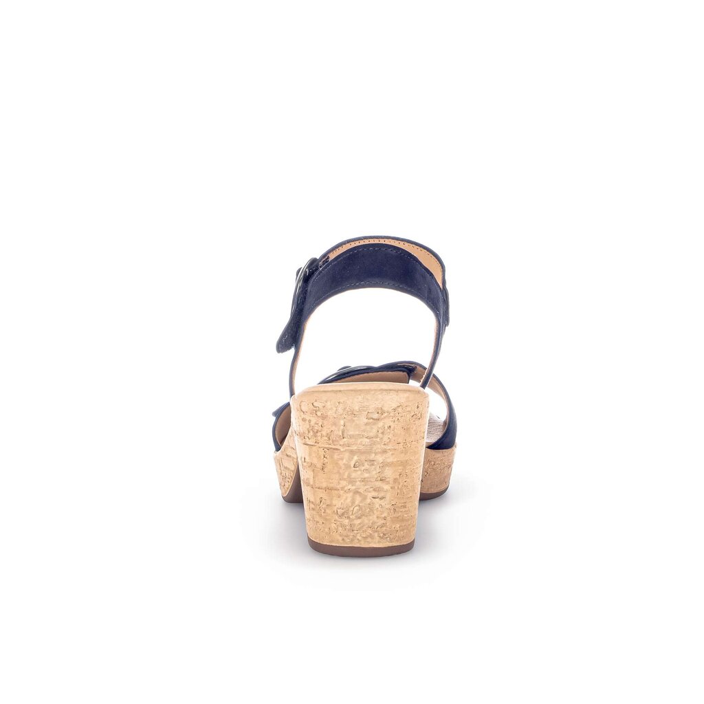 Gabor fashion Plateau Sandale blau