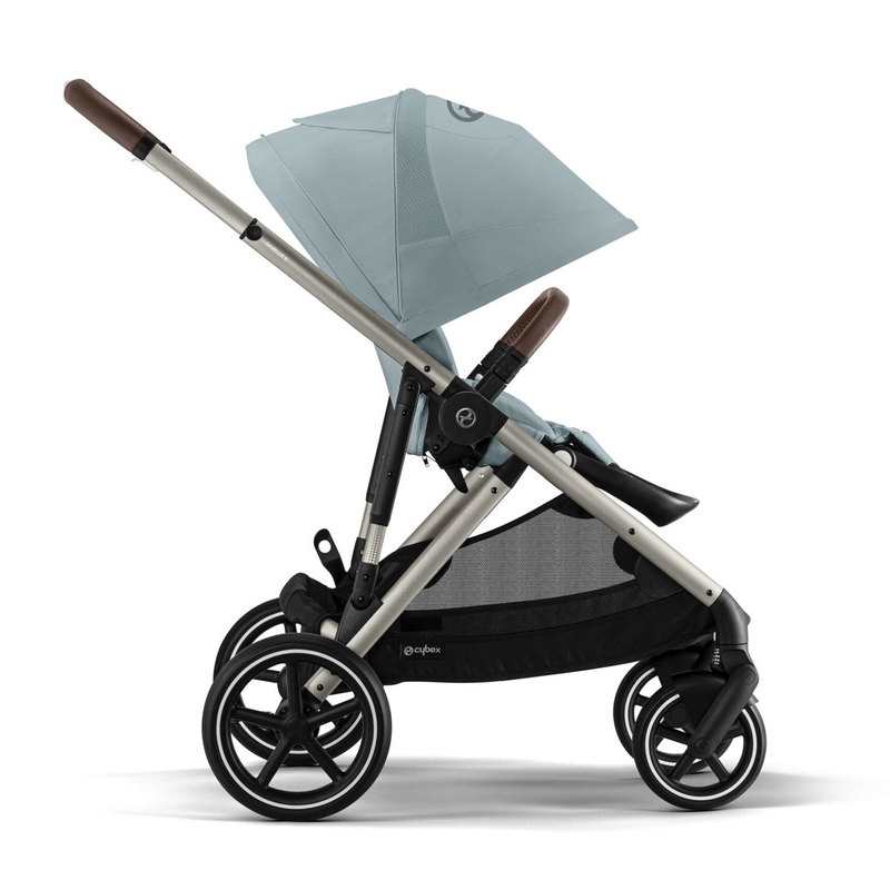Poussette tout terrain Gazelle S sky blue chassis taupe Cybex