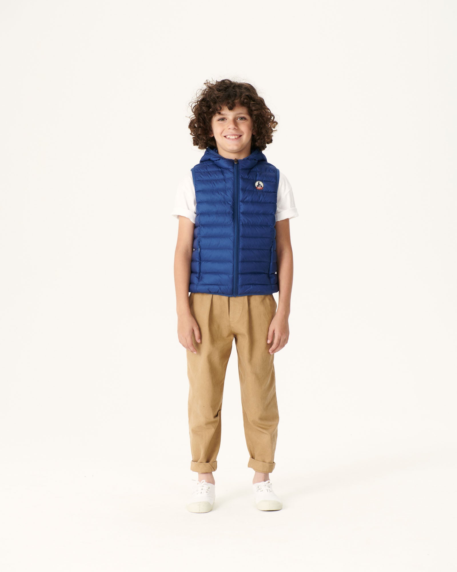 Doudoune sans manches enfant Dark denim Djam