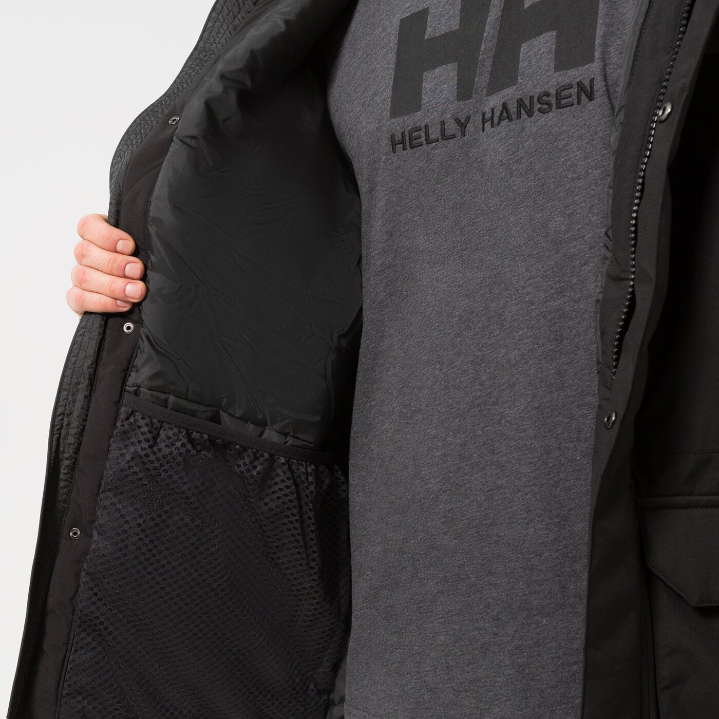 HELLY HANSEN JACKE WINTER REINE PARKA Schwarz