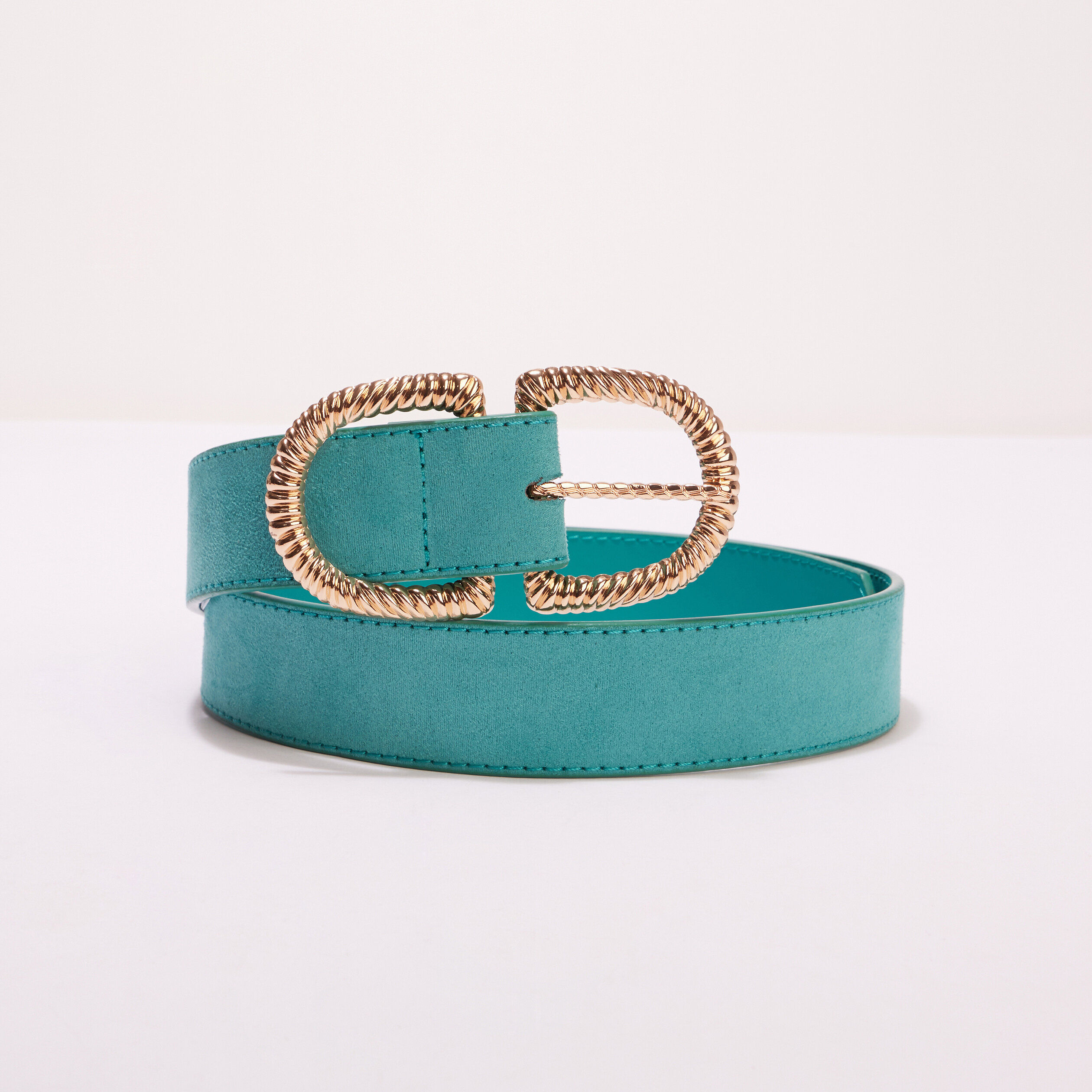 Ceinture double boucle vert femme | Cache Cache