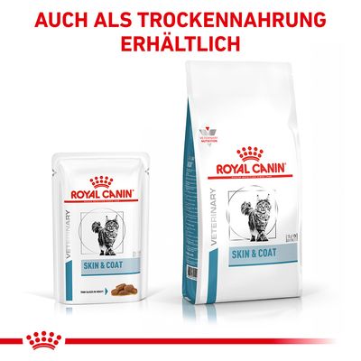 Royal Canin Veterinary Feline Skin & Coat in Soße