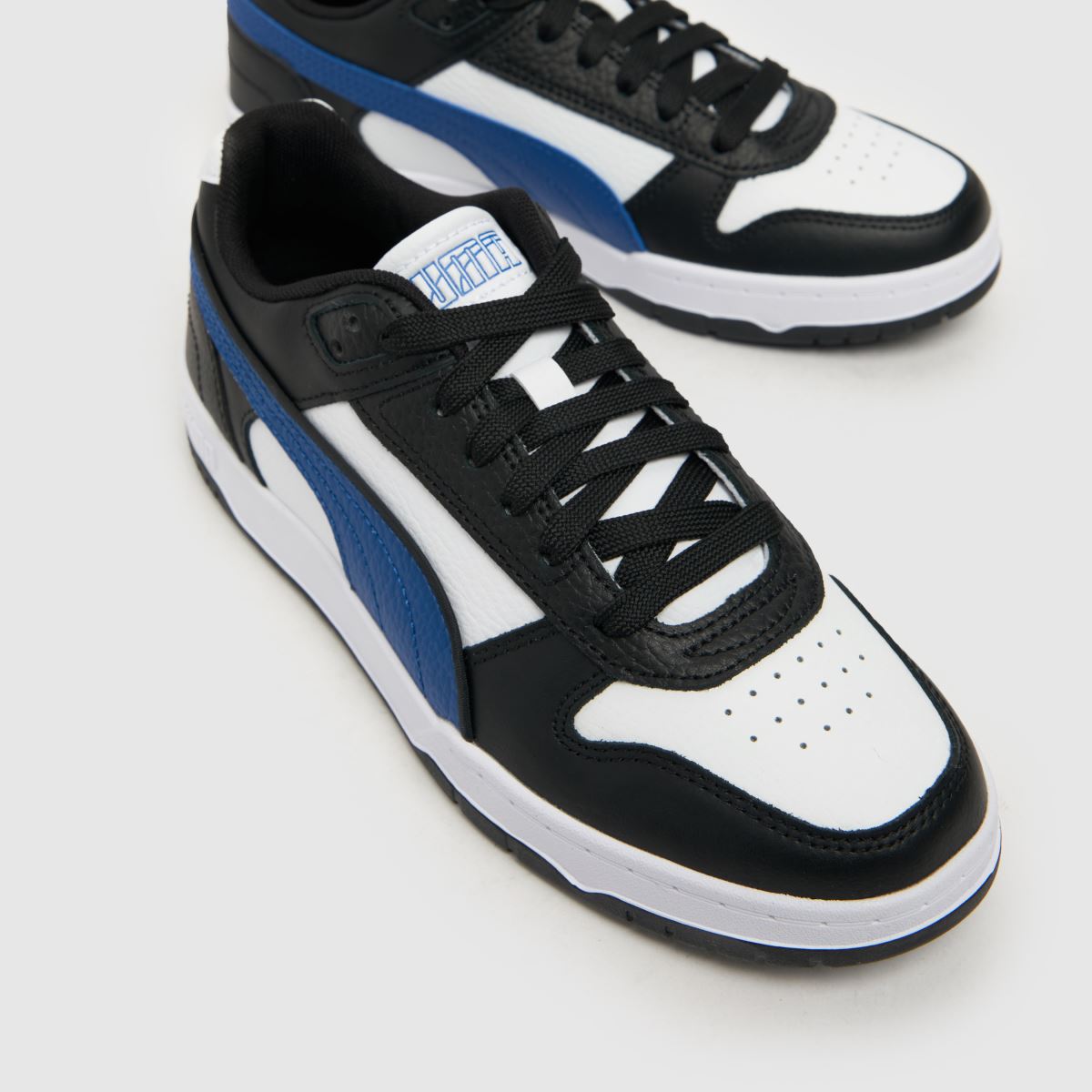 PUMA fehér és fekete RBD Game Low Fiú Gyerek Tornacipő