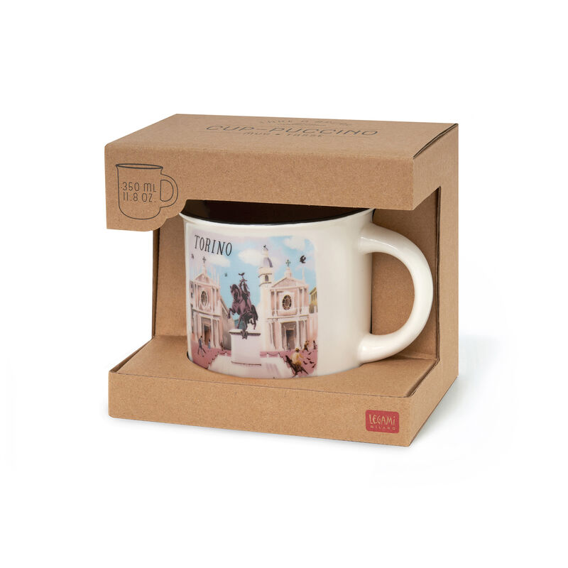 Xícara de porcelana - Cup-Puccino - Coleção Cidades do Mundo