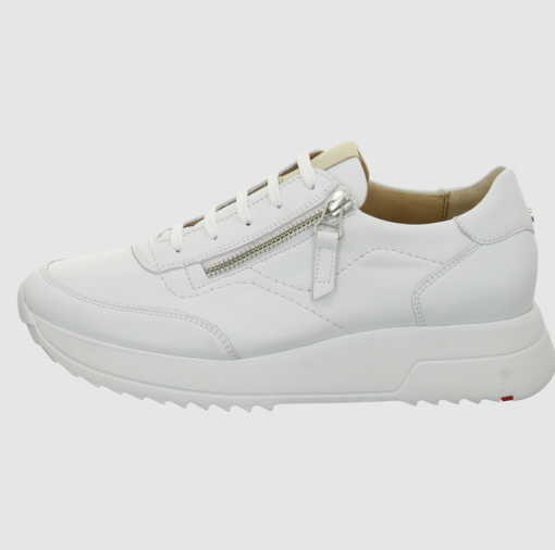 LLOYD Freizeit Schnürer weiss Sneaker Low, Weiß