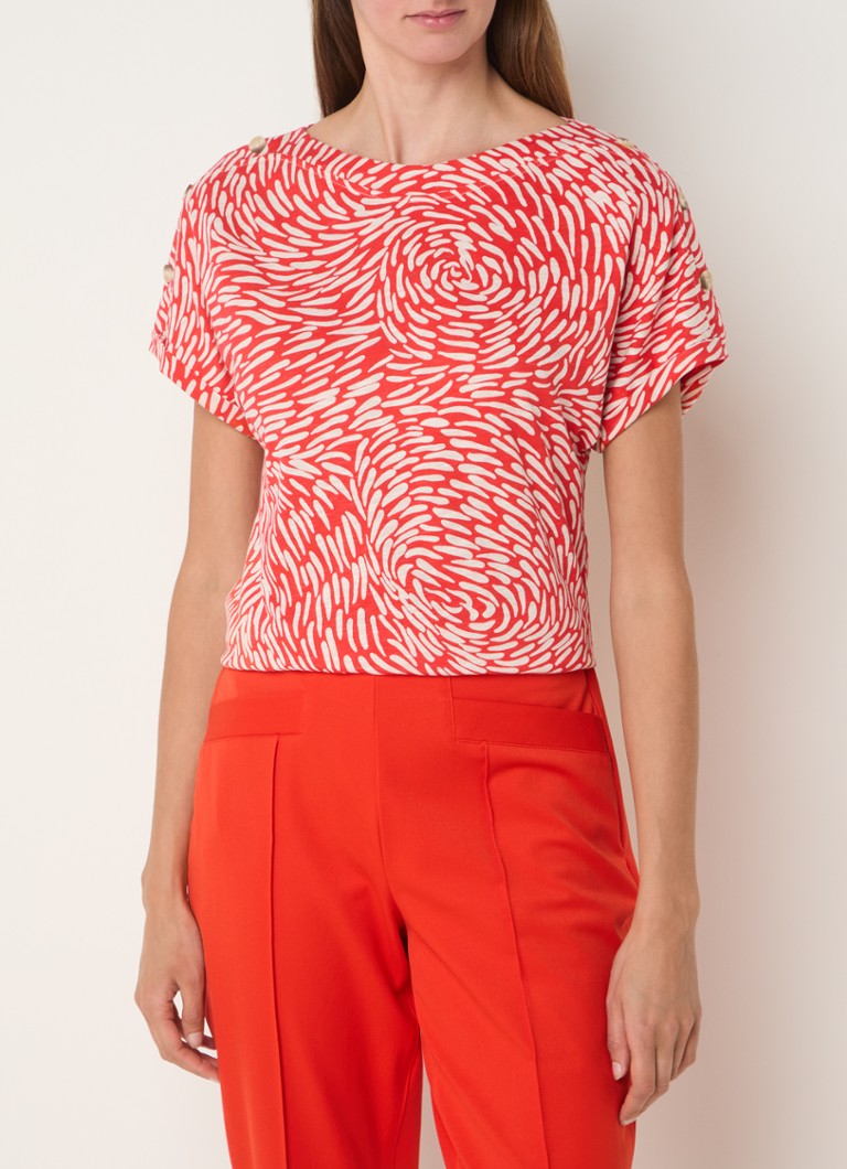 Phase Eight Suzie top with print